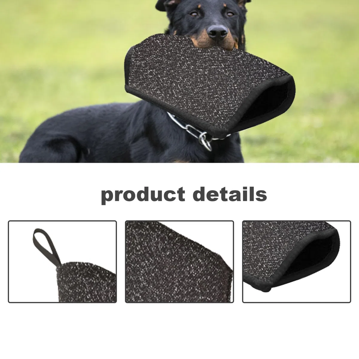 Jorzer Maniche ad addestramento per Cani Nylon Dog morso Manicotto Resistente allo Spazio Resistente alla Manica del Braccio di addestramento di Protezione interattiva Manica di Protezione da morso