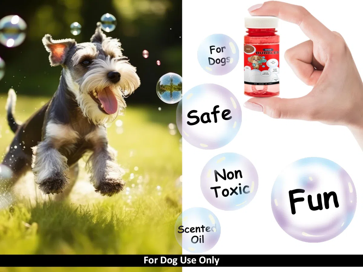 4 bolle per cani con burro di arachidi e profumi di carne di manzo, per giocattoli interattivi, sicuri, olio profumato, perfette per la noia, regali per cani e uso esterno (240 ml (4
