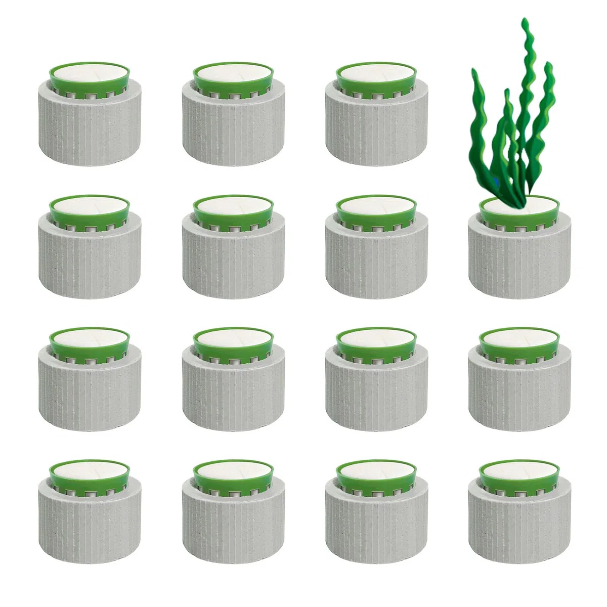 15 Pack Acquario Pianta Pesi, Pianta Pesi per Serbatoio di Pesce, Anti-Floating Acquario Fisso Anello Ancore per Paesaggio Decorazione Accessori