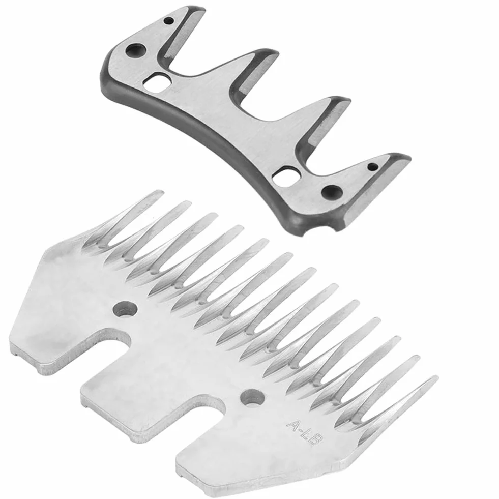 Lama per Tosatrice per Pecore, Lama da Taglio per Tosatura in Acciaio Inossidabile Ad Alta Durezza con Lama Oscillante per Tosatura per Capra Sostituzione(13 Tooth Straight Blade (+ Swing Blade))