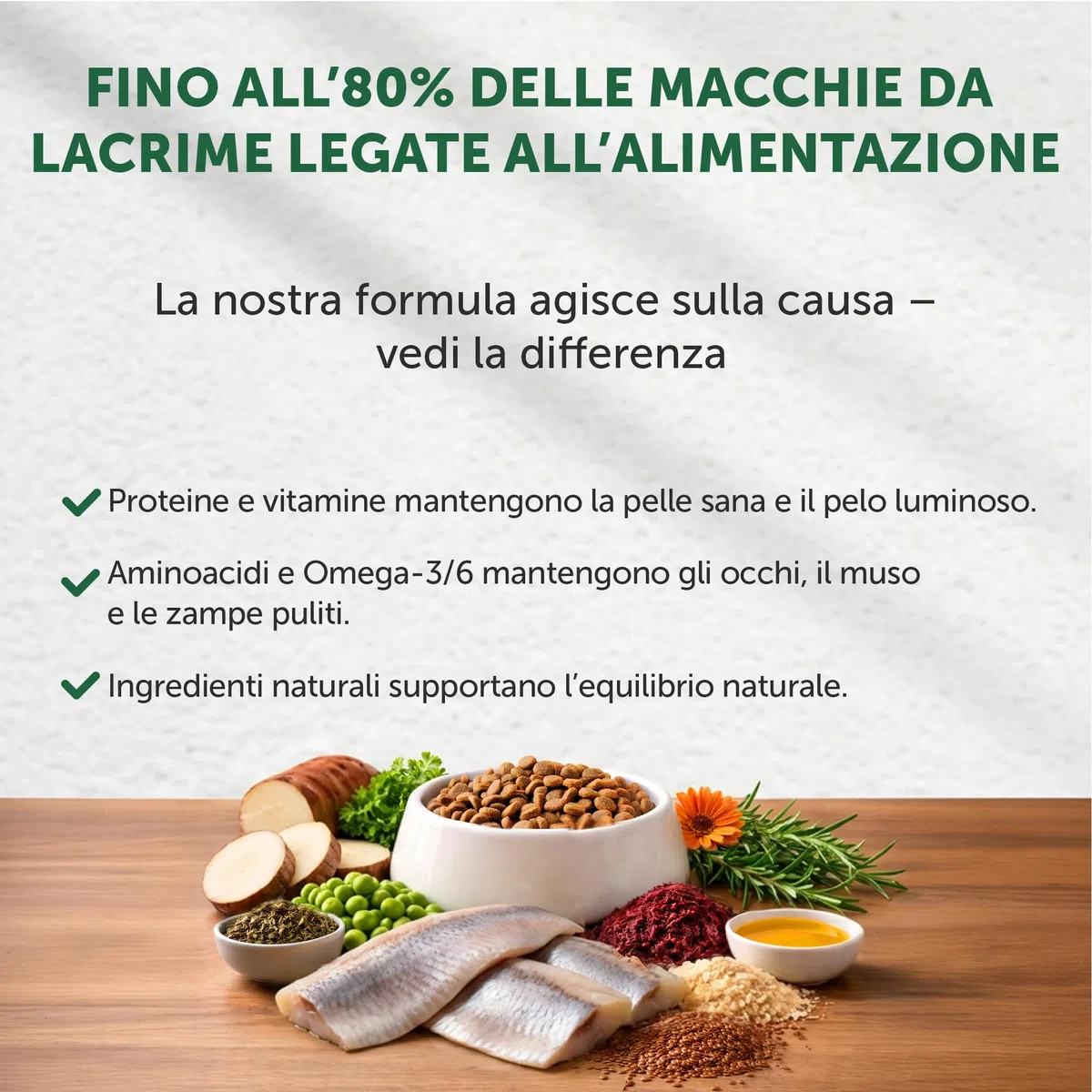 Nature's Protection Superior Care White Dog Aringhe Senza Cereali Piccoli pani Adulti 1.5 kg.