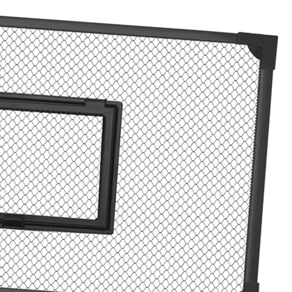 F Fityle Coperchio di Ricambio per Acquario, Auto-assemblaggio, Rete Anti-Salto, Accessori per Coperchio Acquario Nero, Multifunzione, Facile da installare, 60x30 Cm