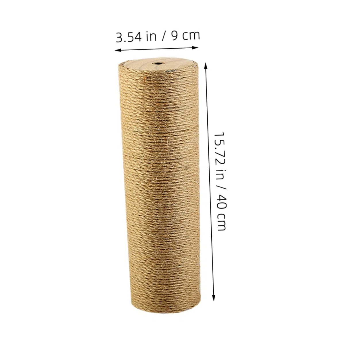Tiragraffi Palo di Ricambio Robusto e Sicuro in Legno Corda di Juta Resistente per Gatti per Alberi e Accessori per Gatti