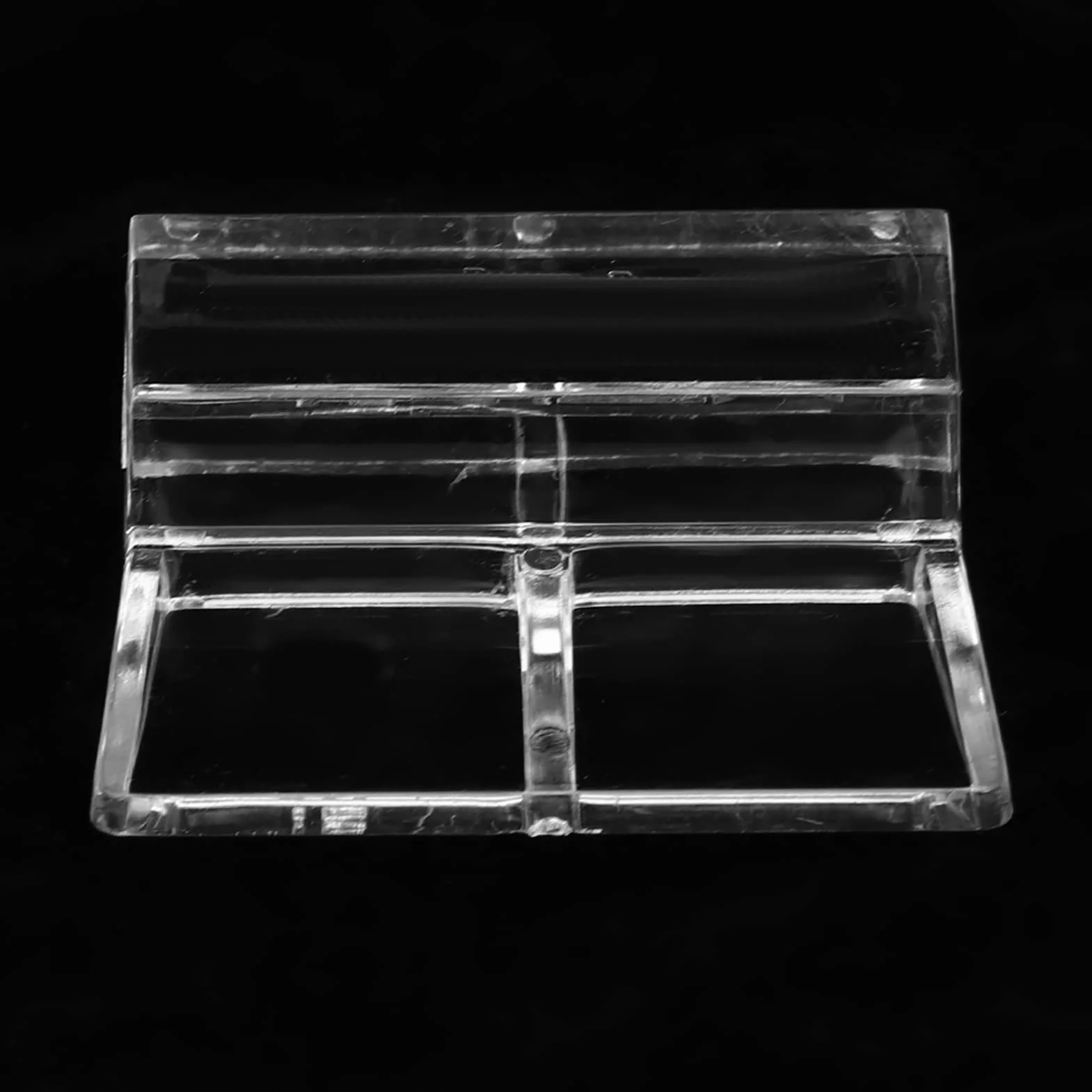 Akozon Accessorio per Morsetto di Supporto per Supporto per Clip in Acrilico con Copertura in Vetro da 20 Pezzi per Acquario (8mm)
