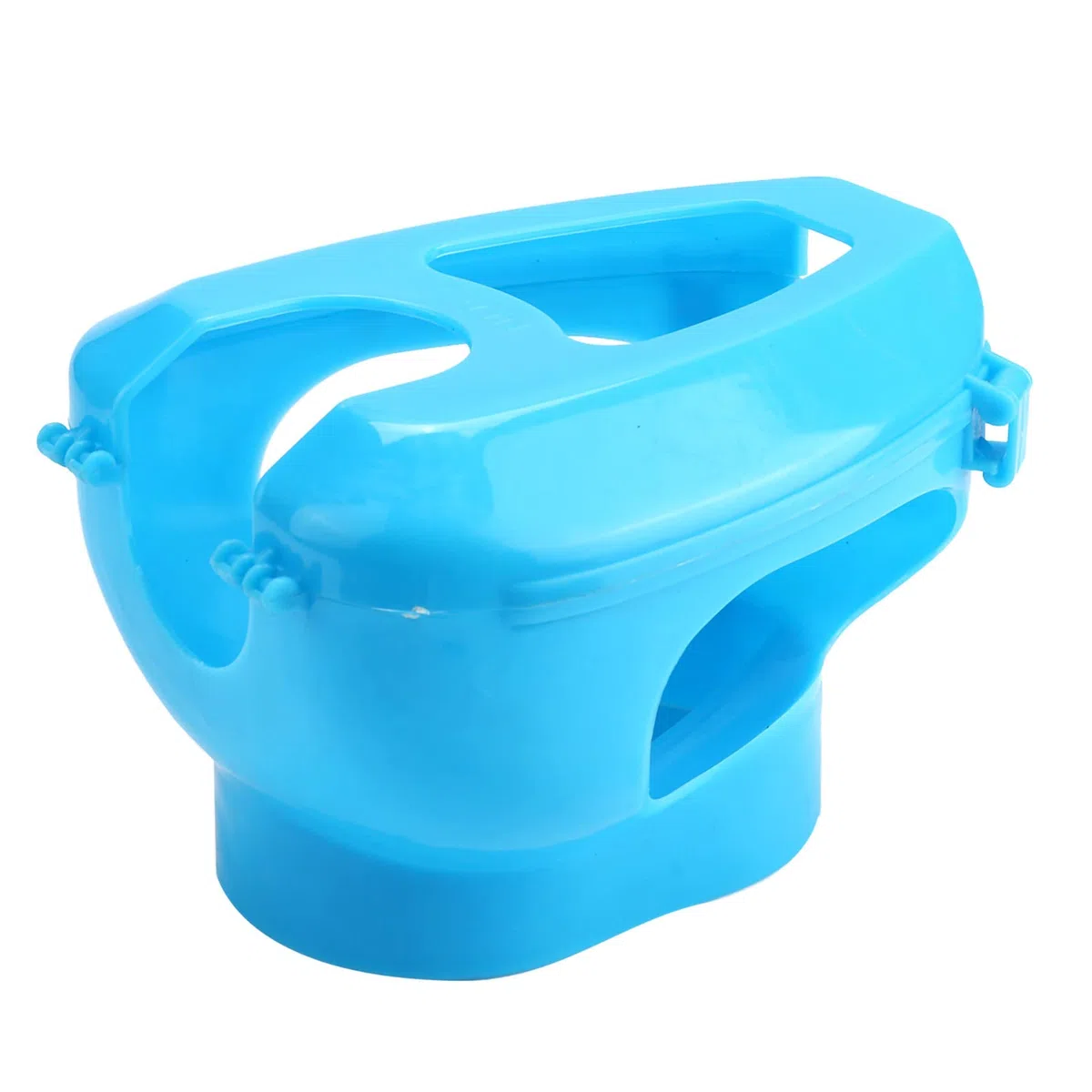 Porta di Piccioni di Plastica per Alimentazione a Iniezione con Supporto fisso: Fornitura di Uccelli Facile da Usare in Blu-non Tossico, Riutilizzabile e Robusto (BLUE)