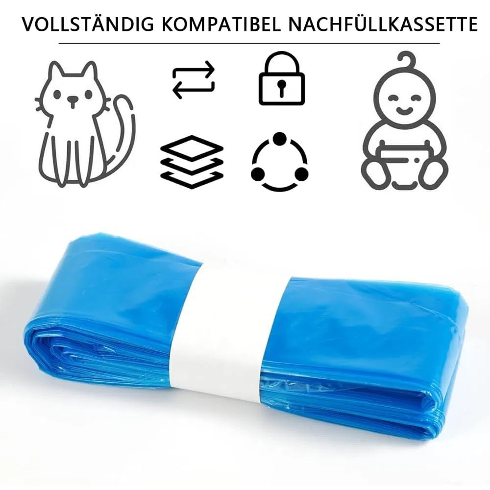 15 ricariche di pellicole di ricarica compatibili per Litter Locker II & Litter Locker Fashion