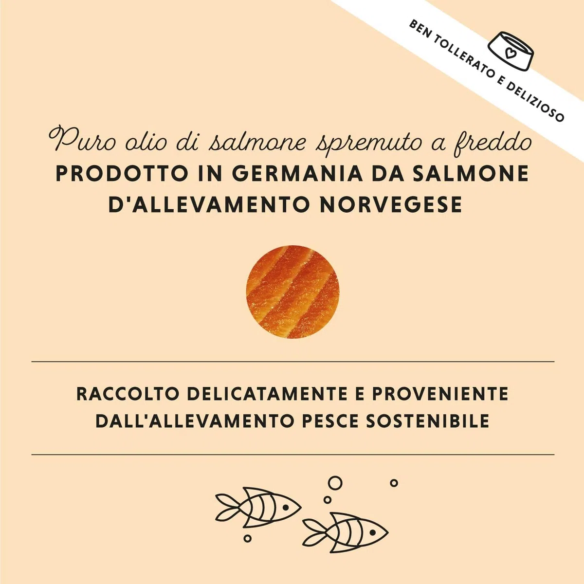 Annimally Olio di Salmone Scozzese per Cani, Gatti e Cavalli 1 Litro - Con il 30% di Acidi Grassi Omega 3 e 6 - Olio di Pesce per Dieta BARF - Prodotto Naturale Puro