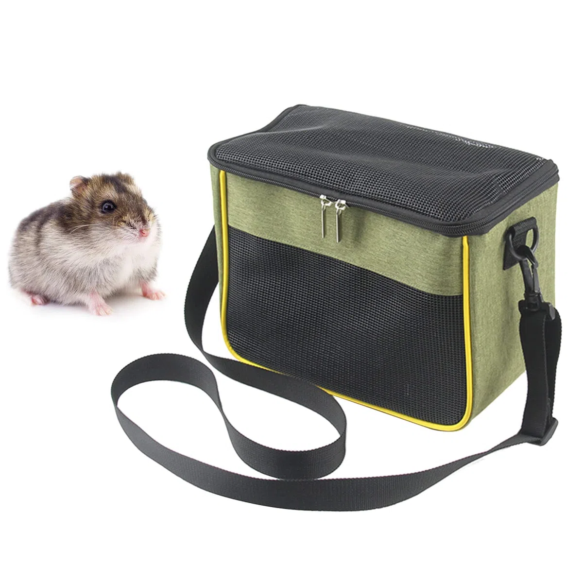 Piccolo animale domestico per con cinghia regolabile traspirante anteriore Mesh Carry Cage Per Conure Parrocchetto Golden Bear Criceto Gabbia Per Viaggi Piccolo