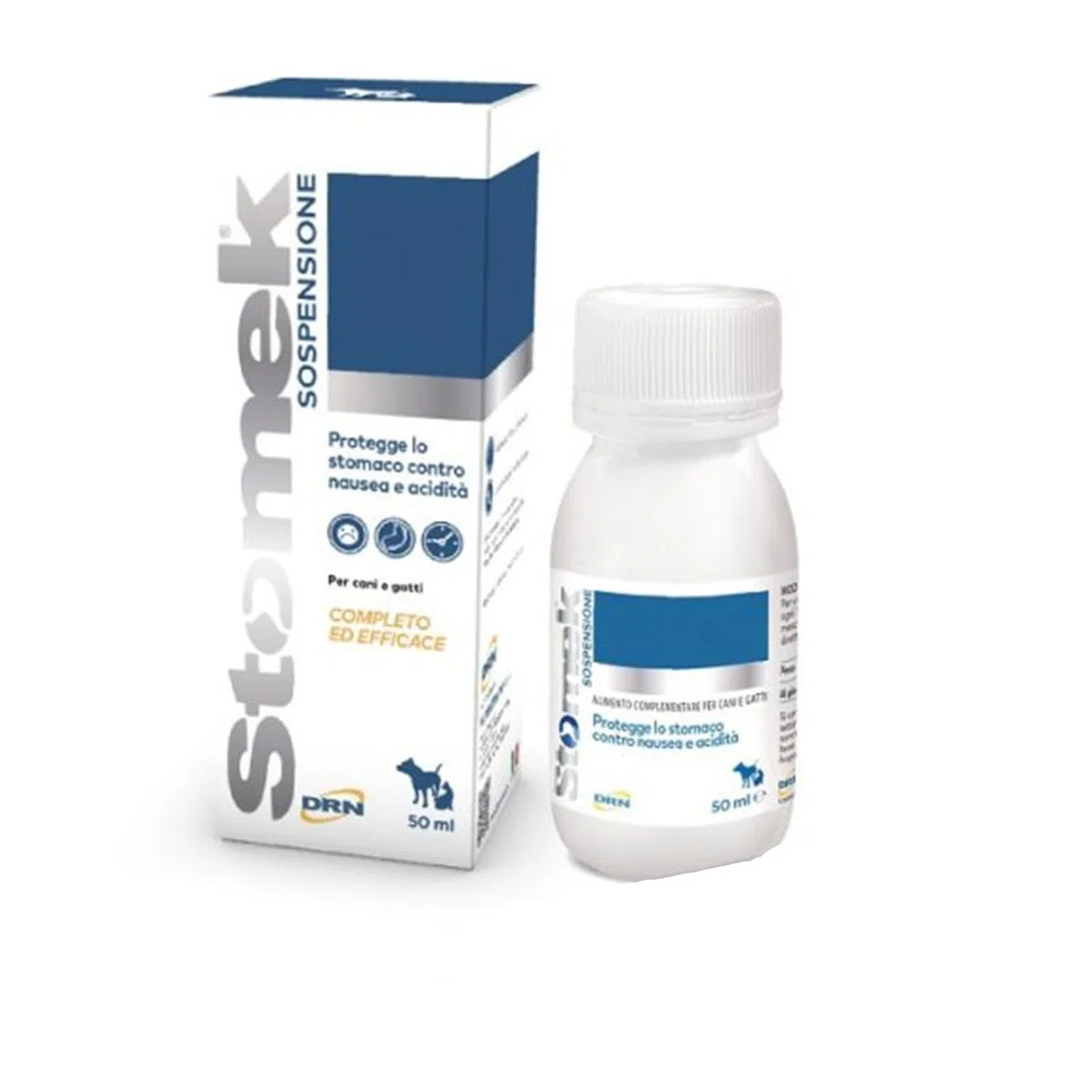 Generico Stomek 50 Ml - Alimento complementare per Cani e Gatti con Althea, Olio di Canapa e Zenzero.