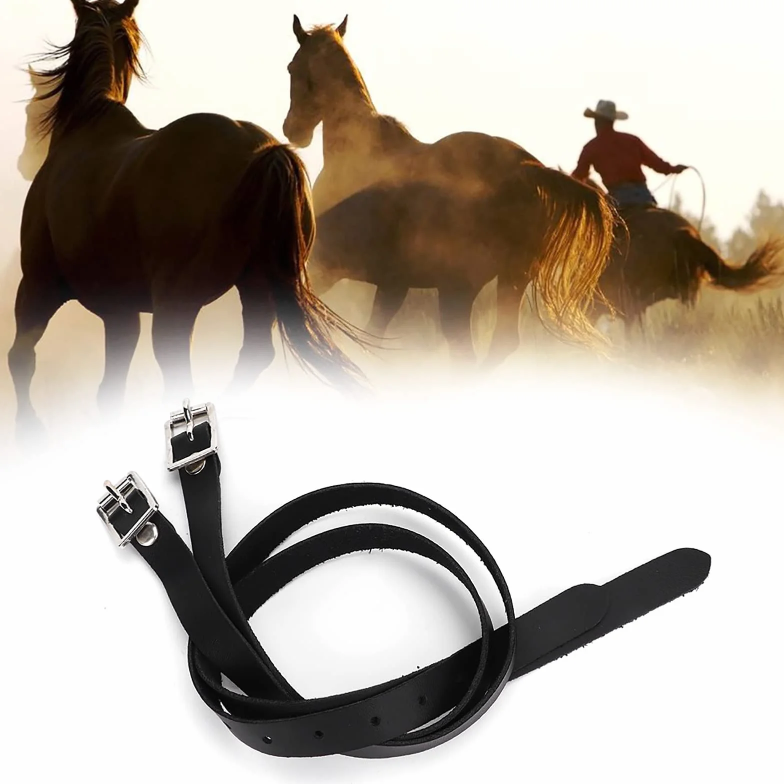Yosoo Health Gear Staffile Cavallo Allungato, Staffili, Accessori Cavallo Staffa Cavallo per Cavallo