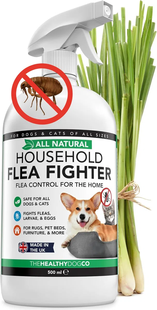 Tutto Naturale Spray Per Casa E Ambiente | 500ml | Sicuro per Cani e Gatti | Spray Repellente Perfetto per Tappeti, Letti, Mobili e in Auto