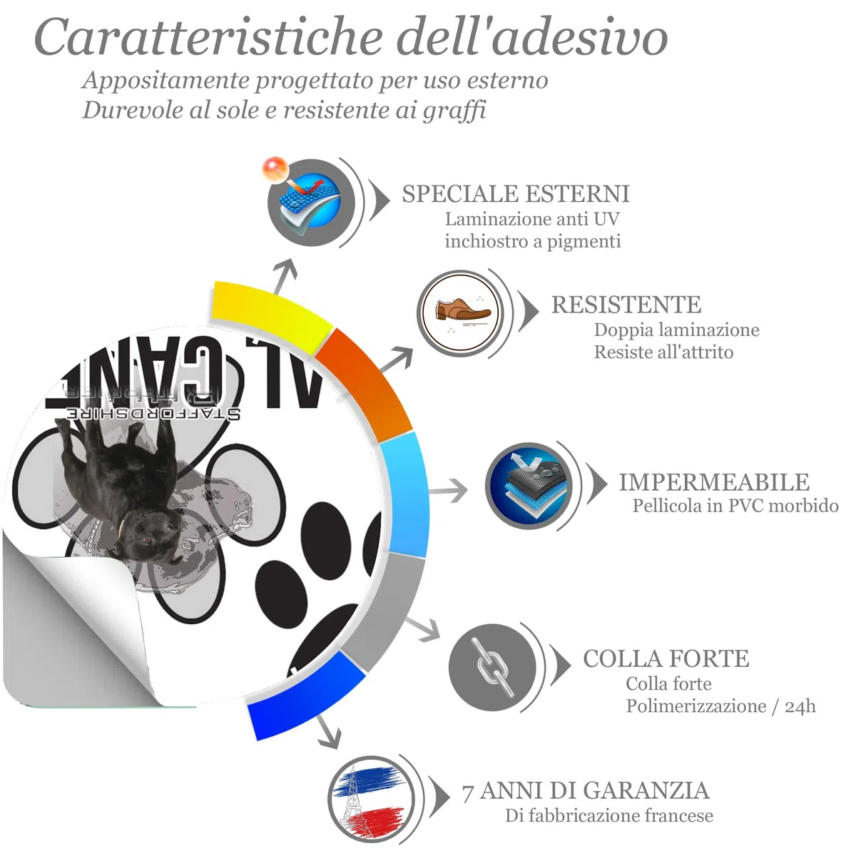 Attenti al cane Staffordshire bull terrier