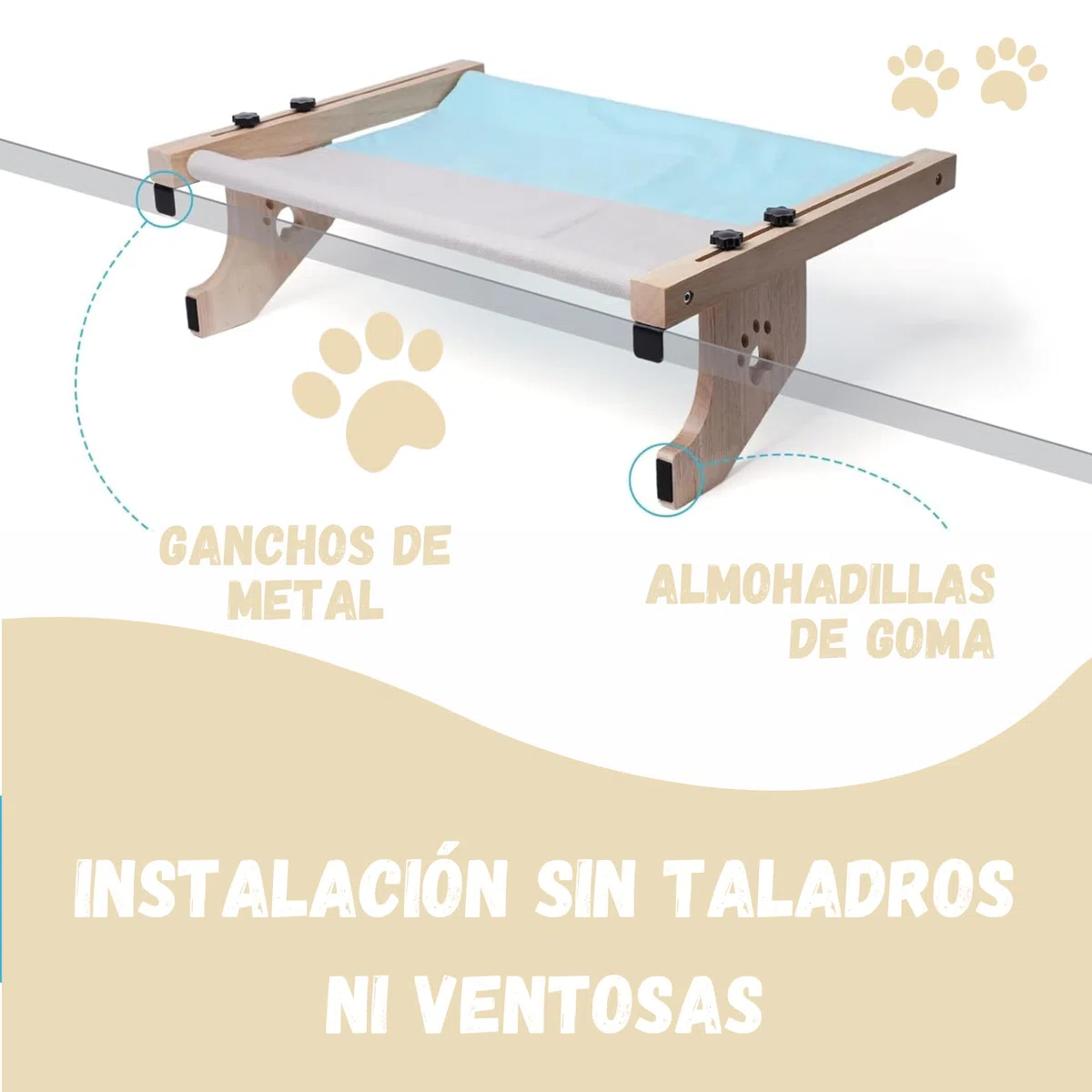 Amaca gatto Finestra. Uso appeso a 2 gambe o su terra con 4 gambe. Letto Gatto Radiatore. Amaca Finestra Gatto. Letto per gatti grande. Cat Bed. Cuccia per gatti