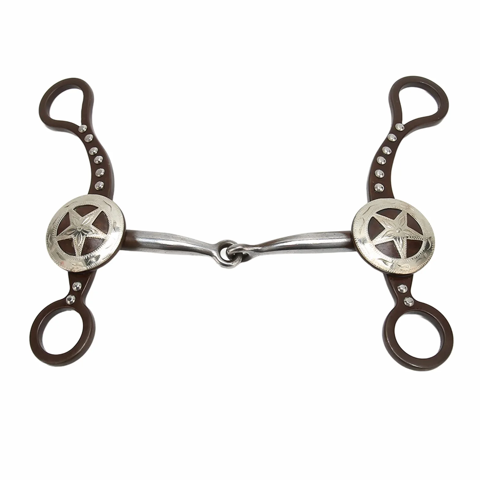 Morso Western per Cavallo, Morso per Bocca di Cavallo in Acciaio Inossidabile Ottimo per l'allenamento