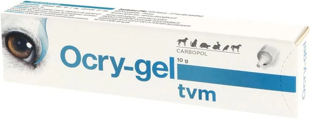 TVM Ocryl-Gel | 10 g | Prodotto per l'igiene oculare di Cani, Gatti, Cavalli ed esotici | può Aiutare a stabilizzare Lo Strato acquoso del Film lacrimale | Ideale per Gli Occhi secchi