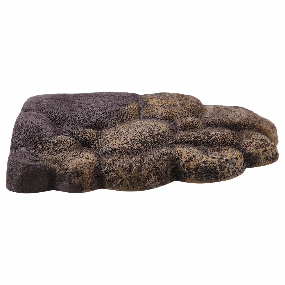 Resina Tartaruga Magnetic Basking Isola Galleggiante Isola Basking Ramp Tartaruga arrampica Pietra Acquario Paesaggio Ornamento Habitat Decor per Semi Animali Acquatici(NS-78)