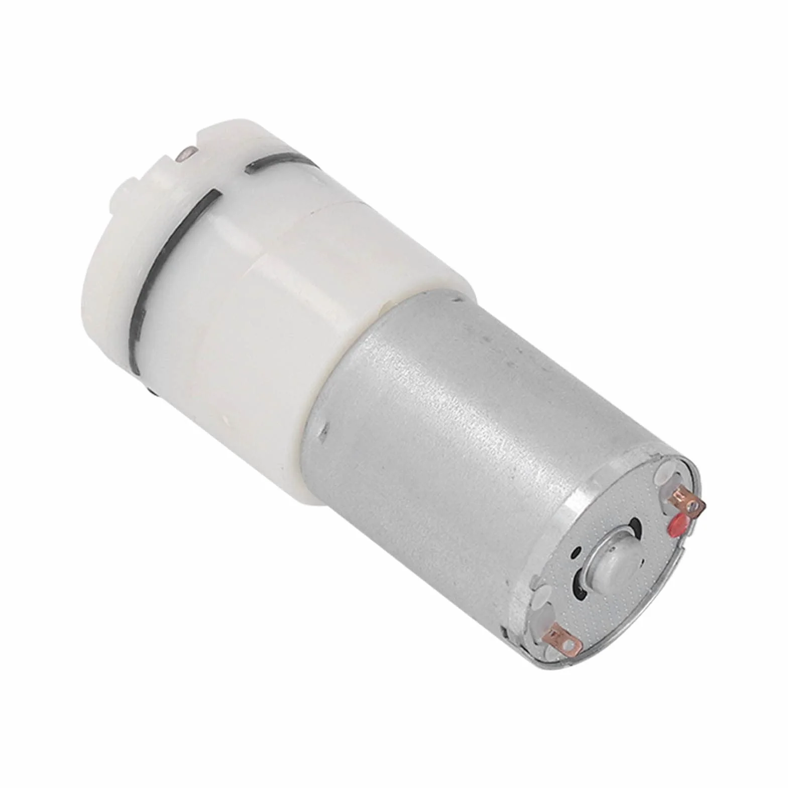 Pompa Aria Membrana 12V 30W 350 mmHg per Acquari <3S 100000 Cicli Bianco A Isolamento Basso Rumore Compact