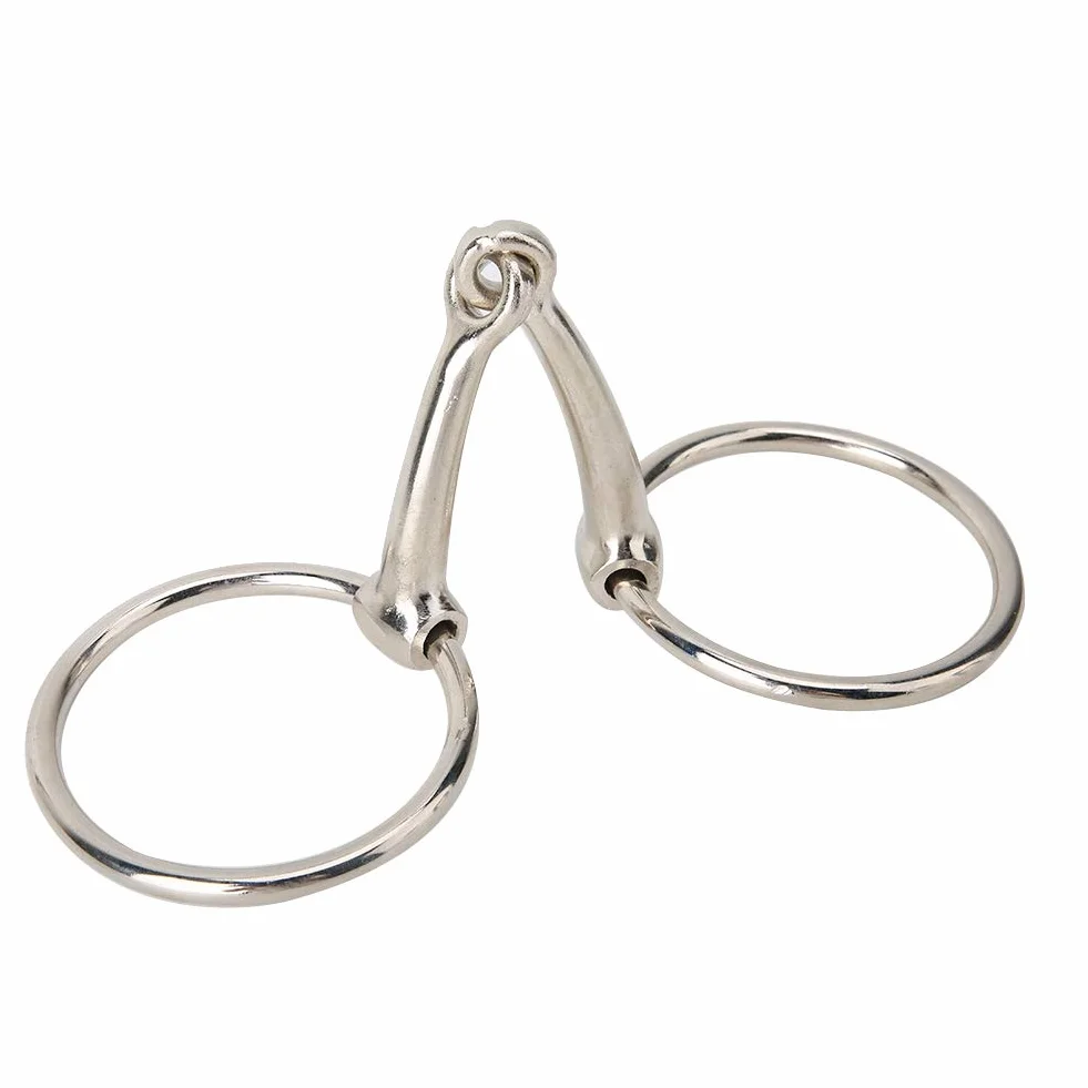 Filetto, Filetto in Ferro O Ring Filetto a Bocca Snodata Cava Filetto per Cavallo Filetto per Cavalli Filetto Medio per Equitazione per Forniture Equestri