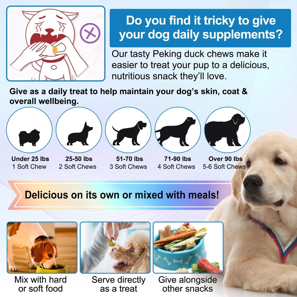 Trattamenti Per L'Immunità Del Prurito Per Cani,Chews Immuno Di Sollievo Dalle Allergie Del Cane(150 Masticazioni) Omega 3,Anti-Prurito E Punti Caldi,Stop Prurito,Leccare,Grattare, Allergie Stagionali