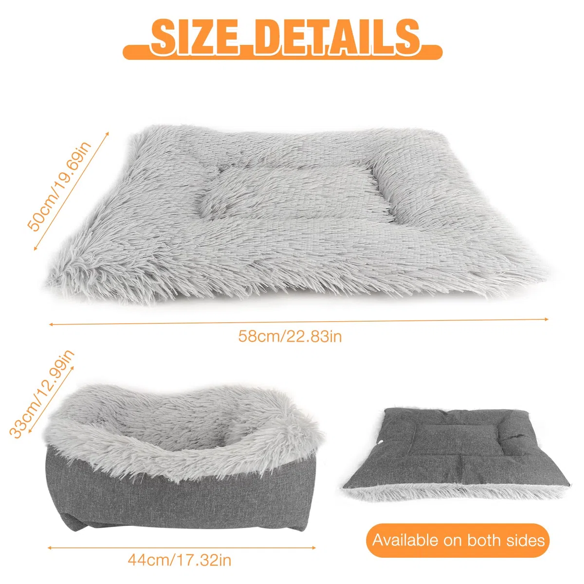 Coperta Autoriscaldante per Gatti Cani, Soffice Coperta Autoriscaldante per Gatti, Coperta Riscaldata per Gatti Senza Cavo, Cuccia per Gatti 2 in 1 Cuccia per Gatti, Coperta Termica Lavabile