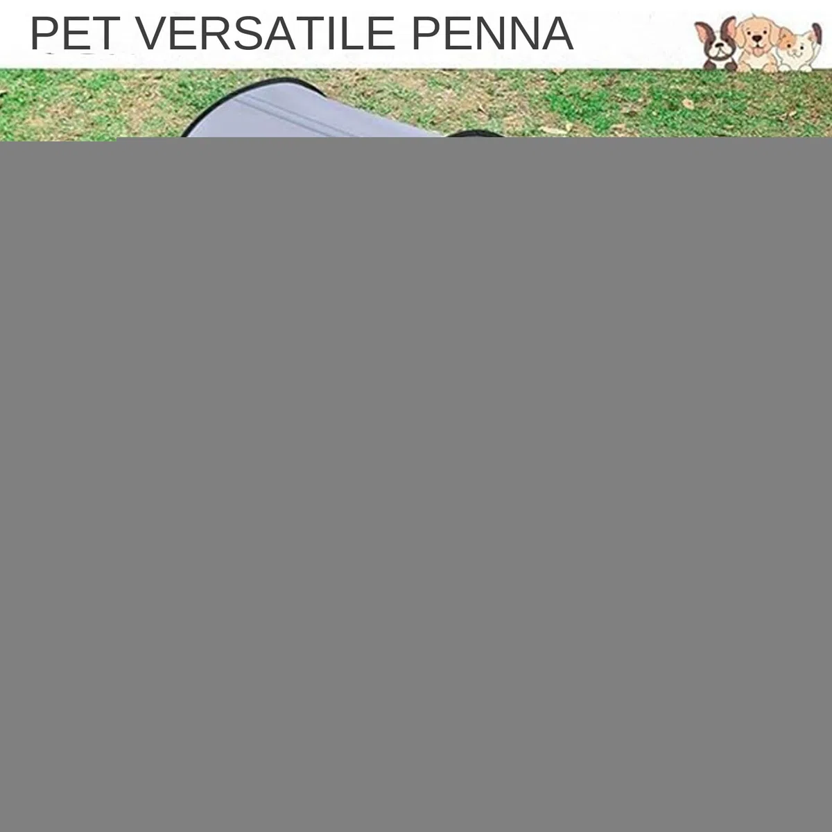 Recinto per Gatti | Area Giochi Chiusa per Esterni con Struttura Pieghevole | Struttura Pieghevole con Giocattoli per Esercizio Fisico, Ideale per Casa, Viaggio, Campeggio e Interni