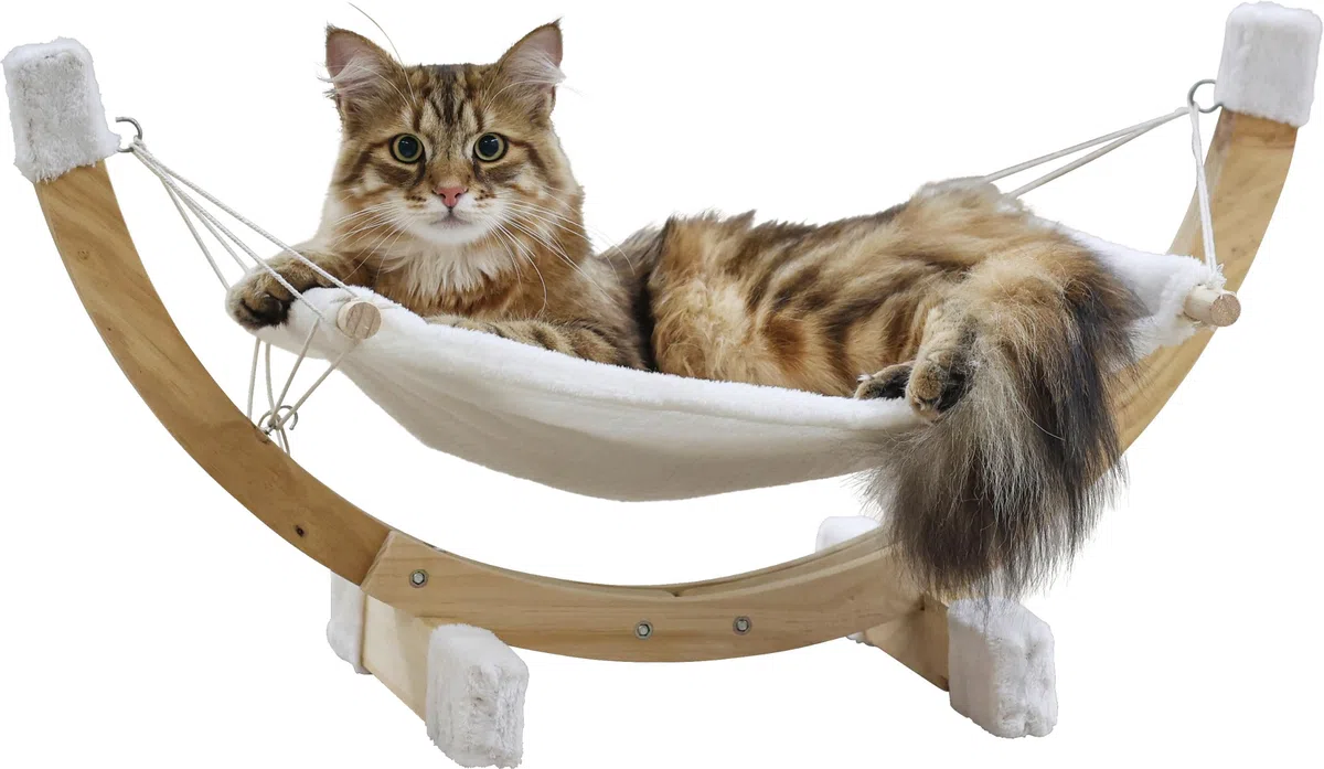 Hamac Siesta Blanc Pour Chat