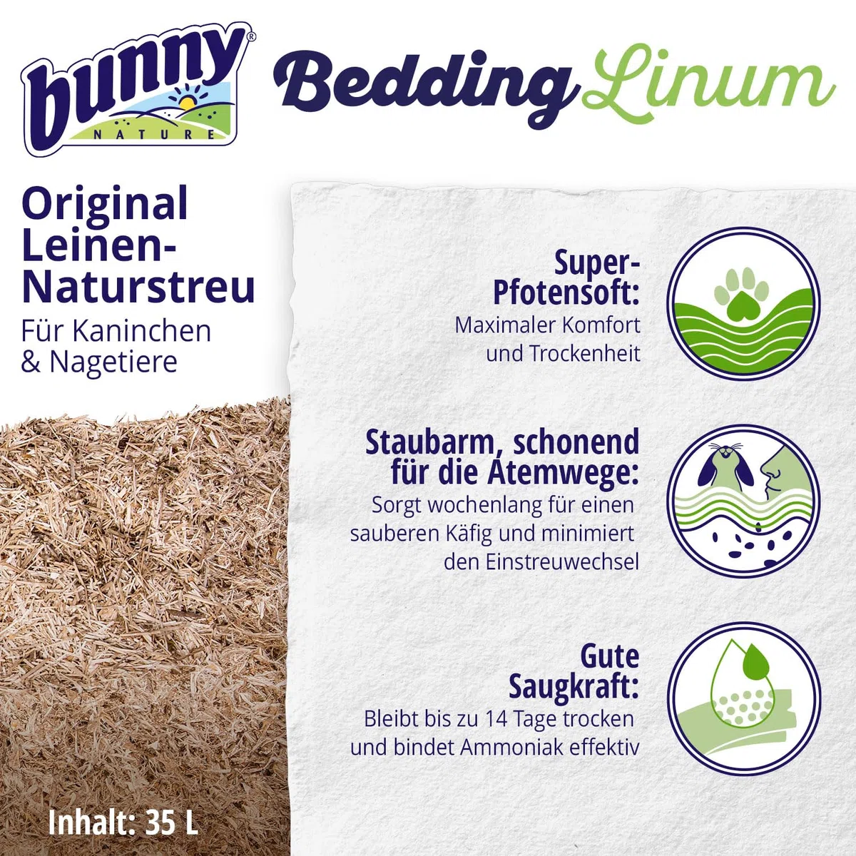 Bunny Bedding Lettiera Linum