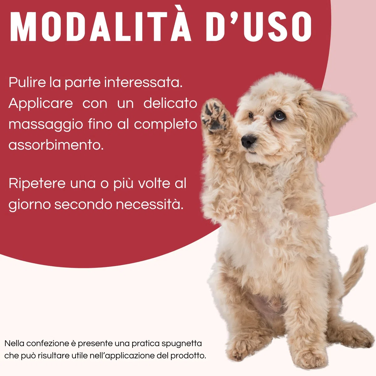 Dermorex Pad Strong Cream - Crema per Polpastrelli Cani - Nutriente ed Elasticizzante - 100 ml con Spugnetta - Con Lanolina, Vaselina e Cera d'Api - Per Calli da Decubito