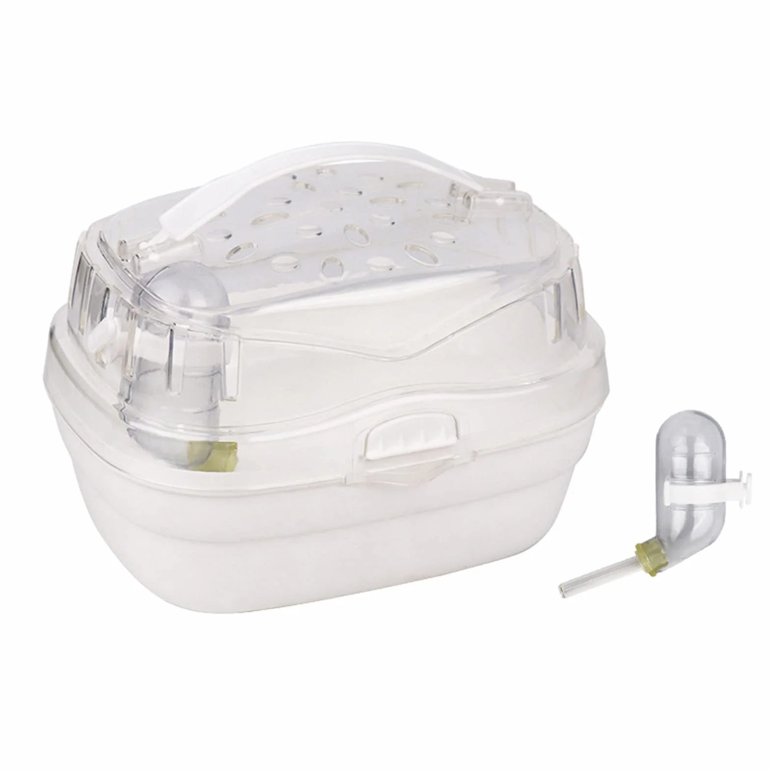 hero-s Trasportino criceto, gabbia portatile da viaggio, piccoli animali, con bottiglia d'acqua, borsa per porcellini d'India