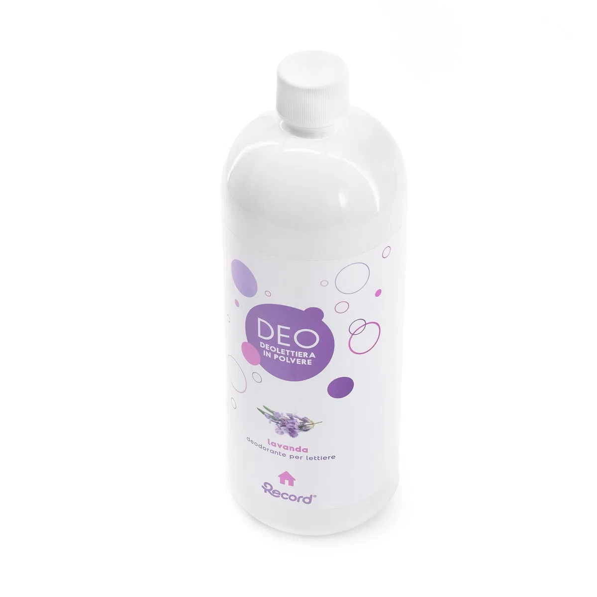 Record - Deodorante Granulare per Lettiera Gatto - Deolettiera in Polvere con Fresca Fragranza Antiodore di Lunga Durata. Adatto a Tutti i Tipi di Sabbia | Profumazione: Lavanda, 1,2 kg