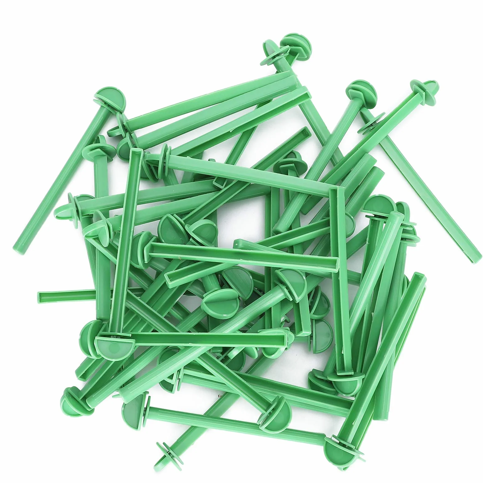 Set di 50 Supporti per Bastoncini in Plastica per Gabbia Uccelli, Accessori per Parrocchetti