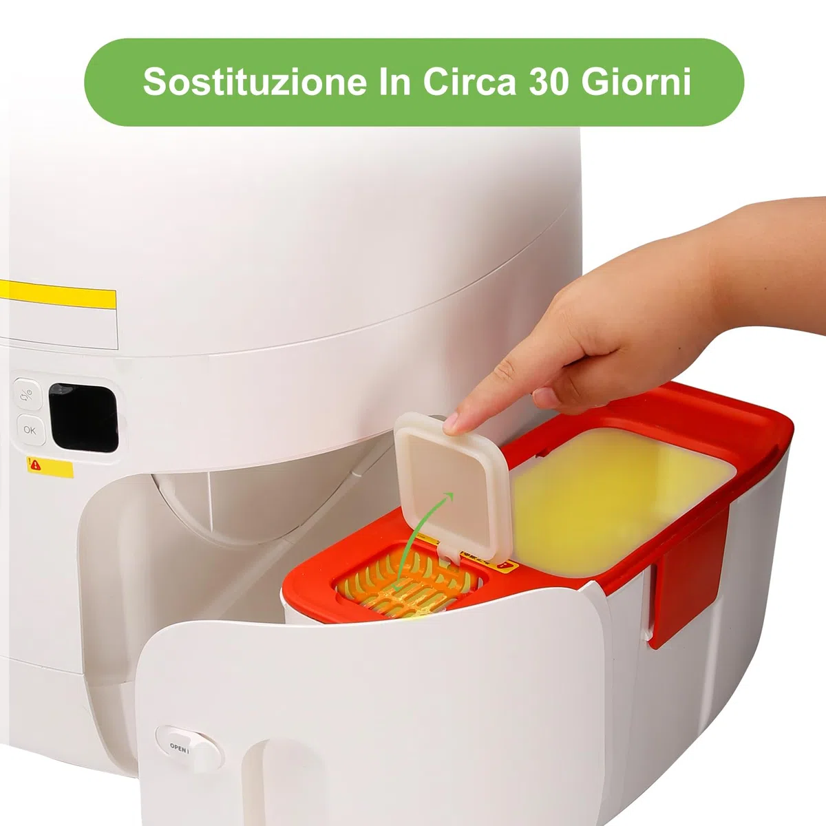 Deodorante N50 per Lettiera Autopulente Pura Max 2, Controllo Degli Odori Non Irritante, Alta Sicurezza, Profumo a Lunga Durata（6 pezzi）