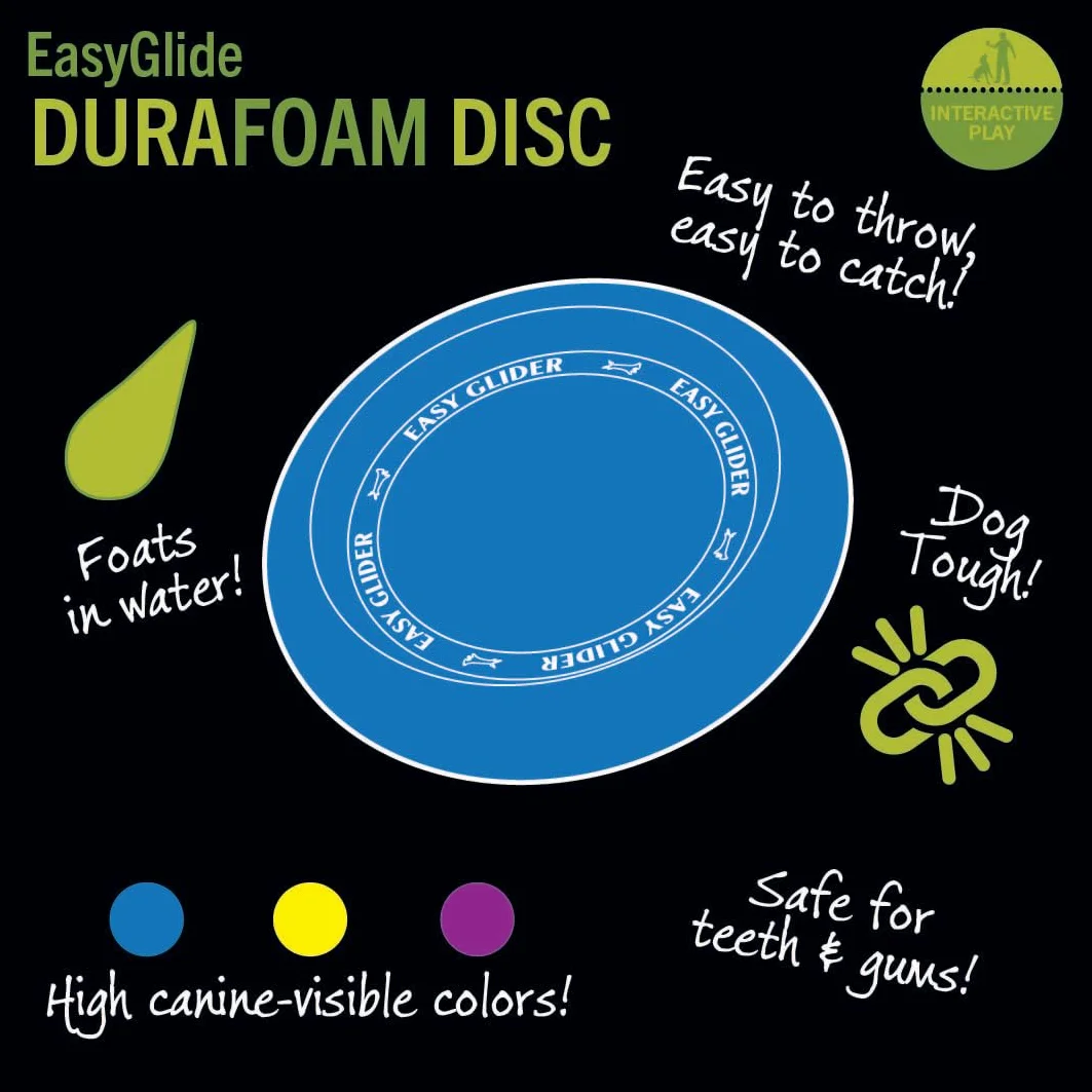StarMark Easy Glide DuraFoam - Disco volante per cani, colore variabile
