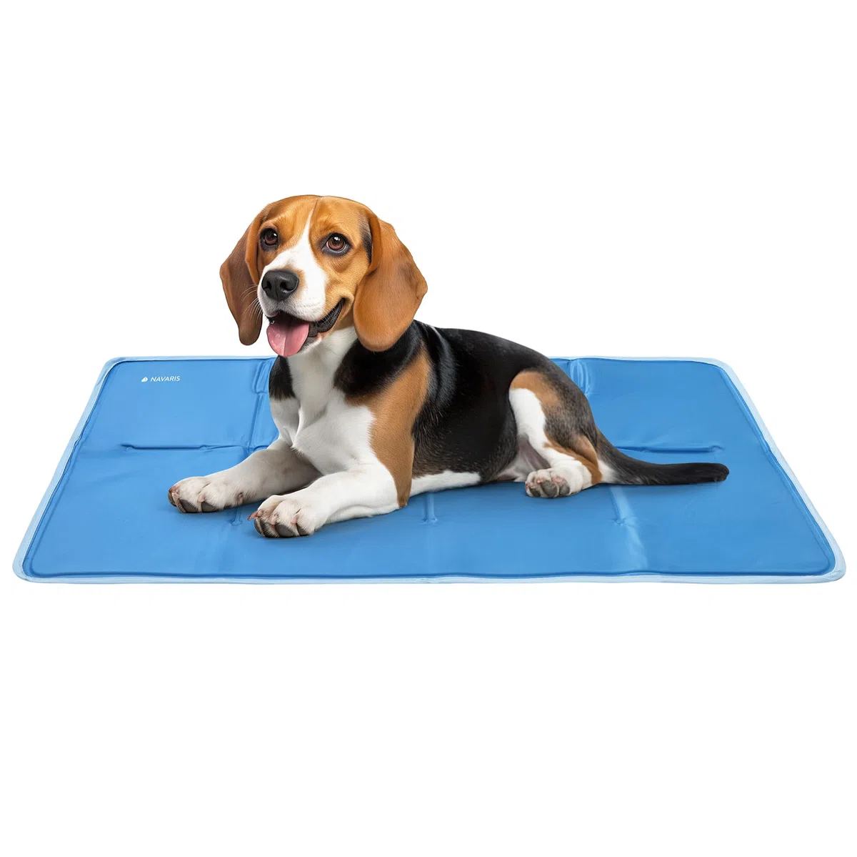 Navaris Tappetino Refrigerante Animali - Tappeto Rinfrescante Cane 60 x 90 cm - Materassino Refrigerante per Cani - Resistente ai Graffi - Autorinfrescante con Gel Solido