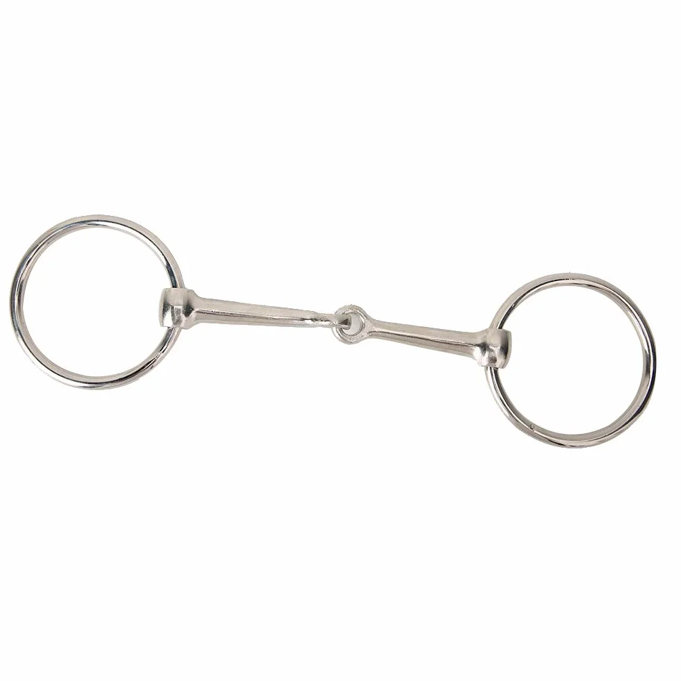 Filetto, Filetto in Ferro O Ring Filetto a Bocca Snodata Cava Filetto per Cavallo Filetto per Cavalli Filetto Medio per Equitazione per Forniture Equestri