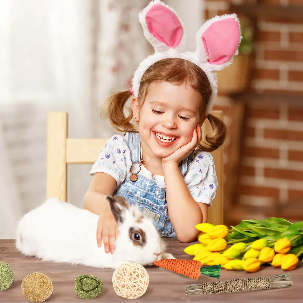 14 Stili Giochi da Masticare per Conigli, Naturali Giocattolo per Conigli Nani, Giochi Criceto,Accessori per Piccoli Animali Cura Dentale per Coniglietti Criceti Cincillà Gerbilli, Fatto a Mano
