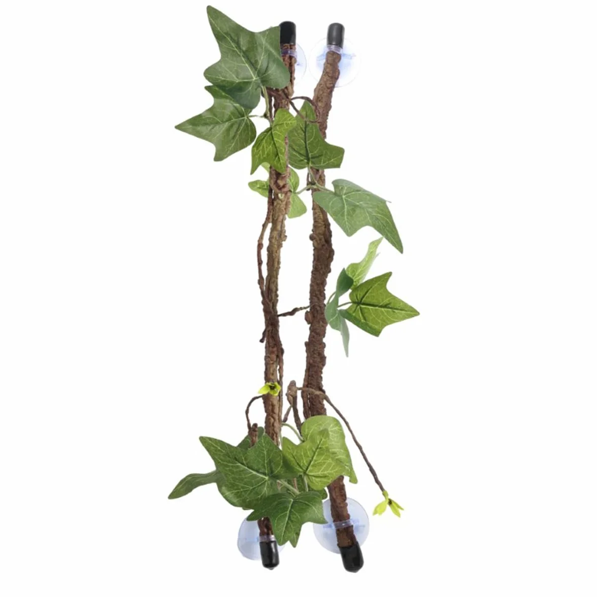 Sarini 2 Pezzi Rami di Rami di Piante per Terrari Decorazioni per Piante con Ventosa per Anfibi Lucertole Serpenti Arrampicata