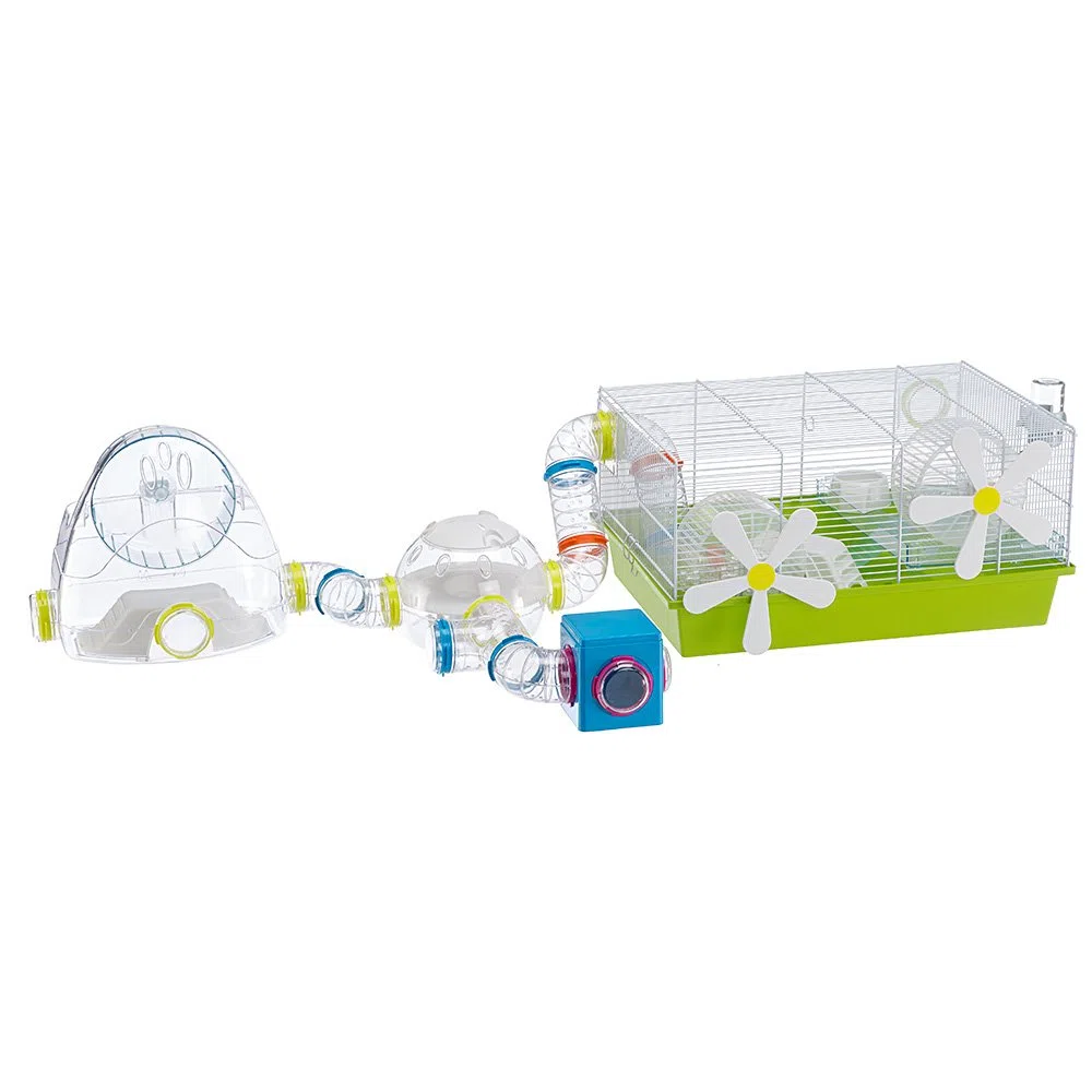 Ferplast Accessori roditori Ferplast GYM criceti ruota sport modulo abitativo , 32,3 x 23 x h 26,3 cm