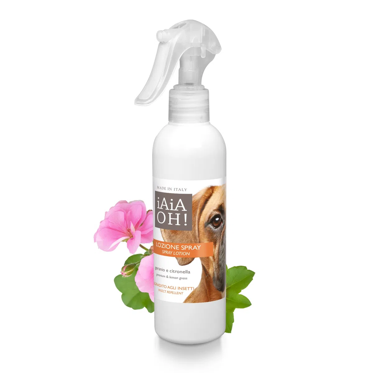 ERBORISTERIA MAGENTINA - IAIAOH! CANE LOZIONE SPRAY GERANIO CITRONELLA 250 ML insettorepellente