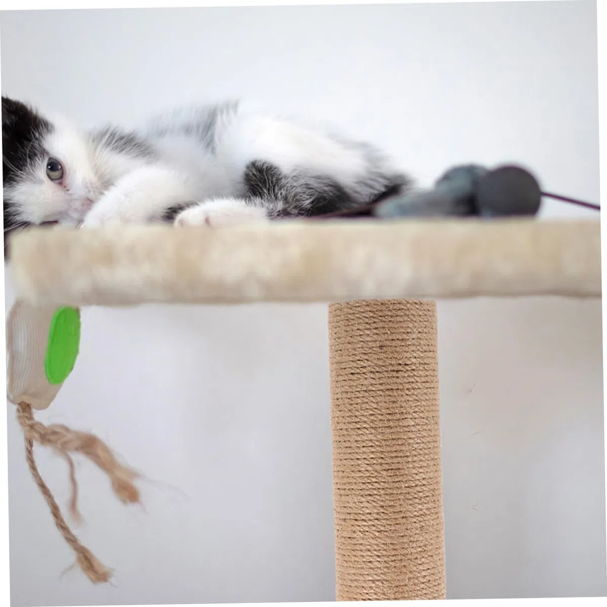 Abaodam Tiragraffi Ricambio Colonne in Sisal e ABS per Gatti 2 Unitá, Resistente e Salvaspazio, Come Sostituzione per Graffi Indoor Proteggendo Mobili