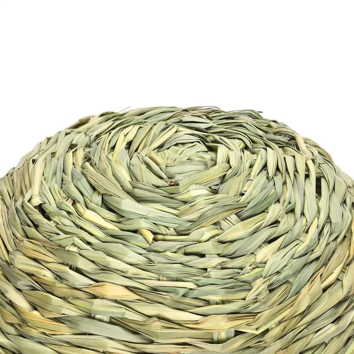 Generico Casa di Paglia per Animali Domestici - Nascondiglio Pieghevole per Porcellini D' in 21x7,5 Cm, da Gioco per Piccoli Animali in Naturali, Tana per Nascondere Conigli Intrecciata