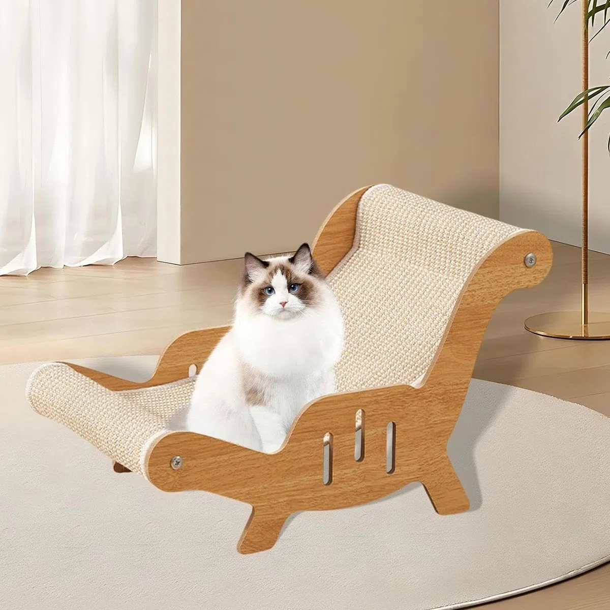 Sedia Sdraio Per Gatti In Sisal, Sedia Da Salotto Tiragraffi Per Gatti, A Dondolo Per Gatto, Divano Graffiante Per Gatto, Amaca Per In Sisal, Letto A Graffio Per Gattini