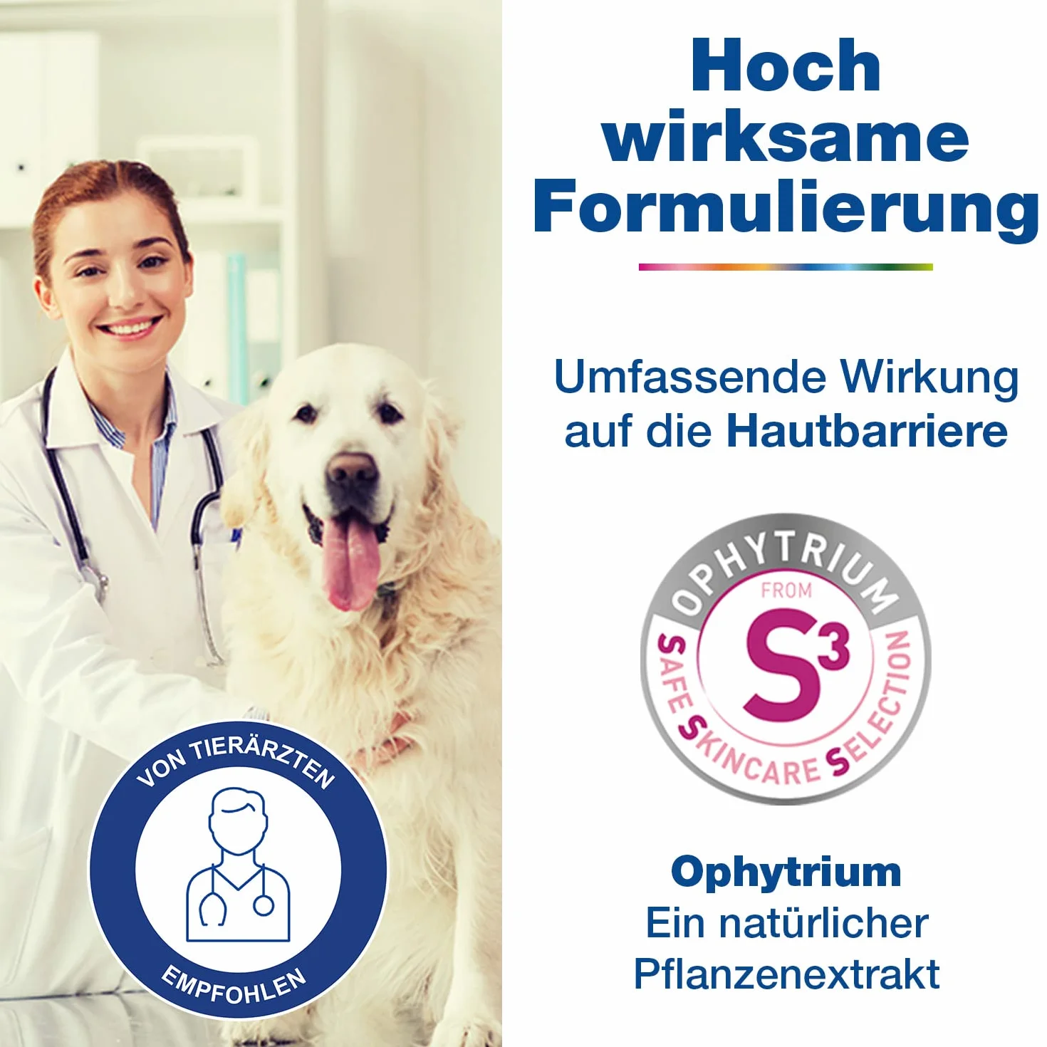 DOUXO S3 Calm Mousse per cani e gatti - Igiene della pelle sensibile - Allevia e protegge - Fragranza anallergica - 150ml