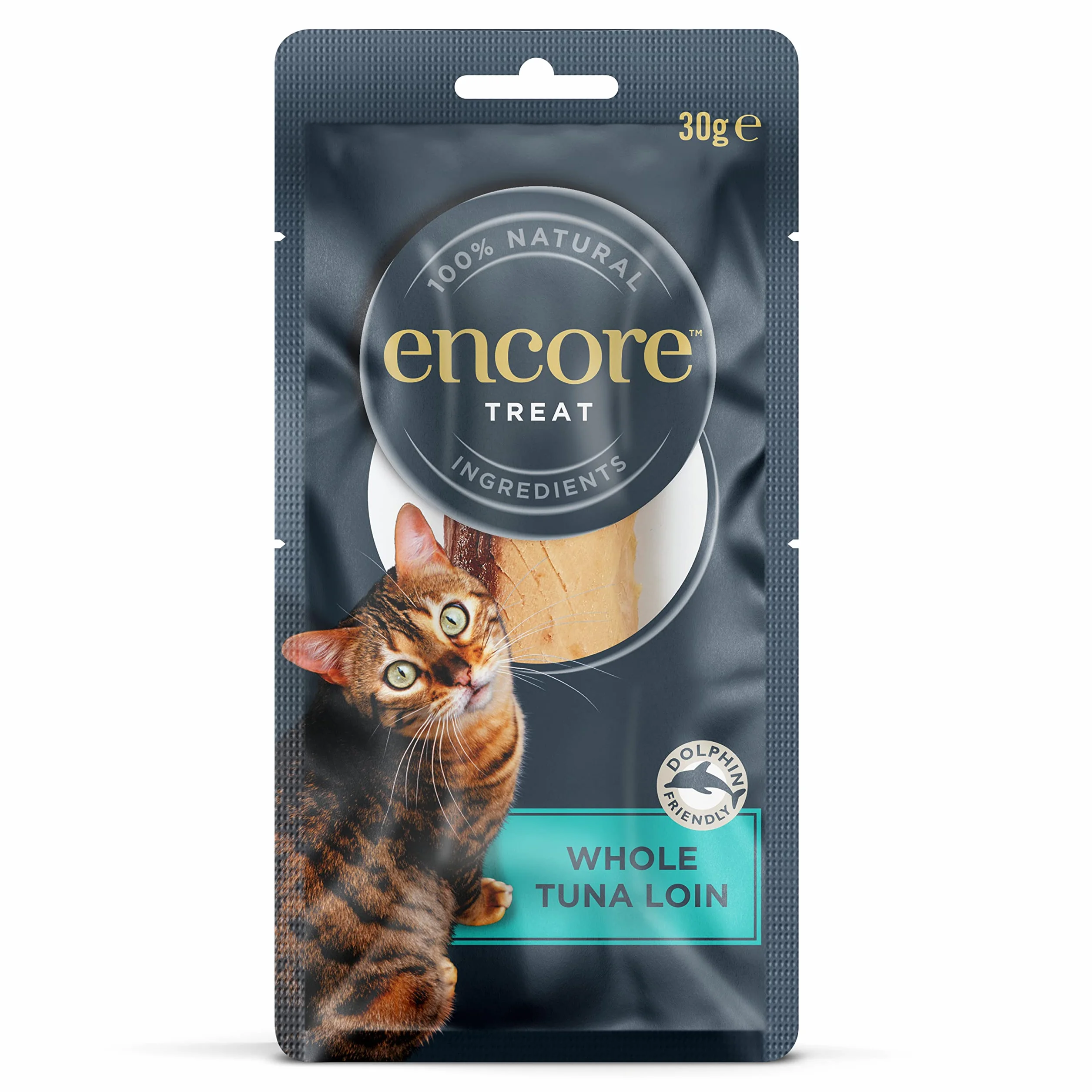 Encore 100% Natural Cat Treat, Tuna Loin 12 x 30 g Pouch