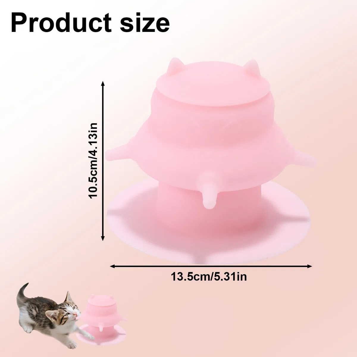Lyreh Bevitore per Cuccioli con Quattro Tettarelle Finte, Stazione di Alimentazione Latte Cuccioli in Silicone Rosa Biberon a Prova Perdite Stazione di Allattamento per Neonati Cani Gattini