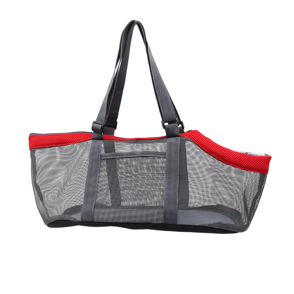 Gralara Borsa per Trasportini per Animali Borsa per Cani Borsa per Cani Gabbia Design a Rete con Tappetino Rimovibile Borsa da Viaggio per Gatti O Cani di Peso Inferiore a 6 kg, Grigio Arancio