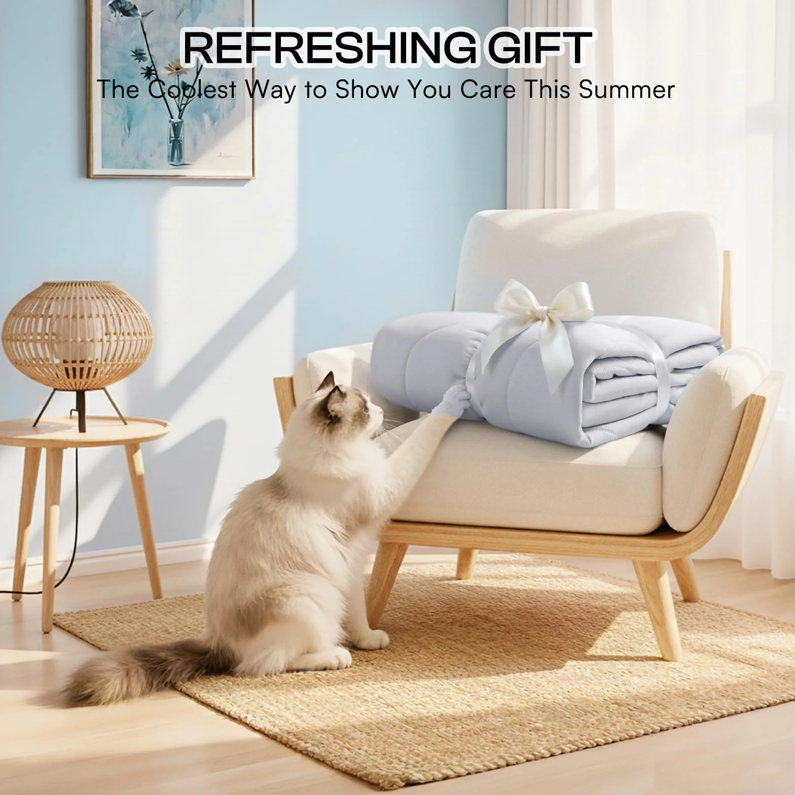 luciphia Coperta Refrigerante Cane Q-MAX>0,5,Coperta Rinfrescante per l'estate per cani,Copridivano Rinfrescante Lavabile in Lavatrice per Cani e Gatti,Adatto a divani e lettiGrigio chiaro 74 * 102cm