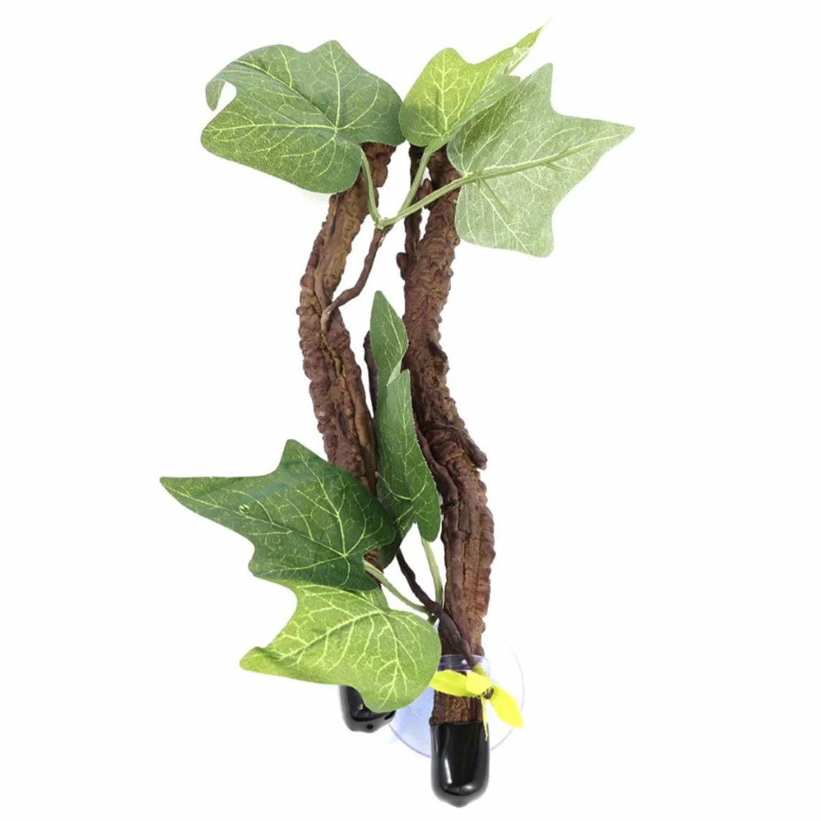 Sarini 2 Pezzi Rami di Rami di Piante per Terrari Decorazioni per Piante con Ventosa per Anfibi Lucertole Serpenti Arrampicata