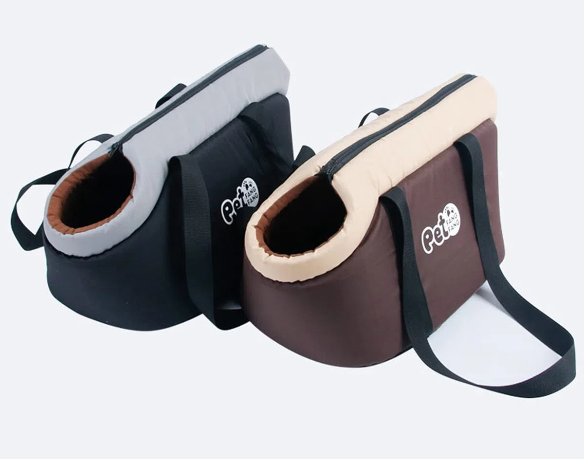 ITODA Borsa da trasporto per cani, piccola borsa a tracolla per animali domestici, calda, portatile, pieghevole, traspirante, per cuccioli, gatti, per viaggi