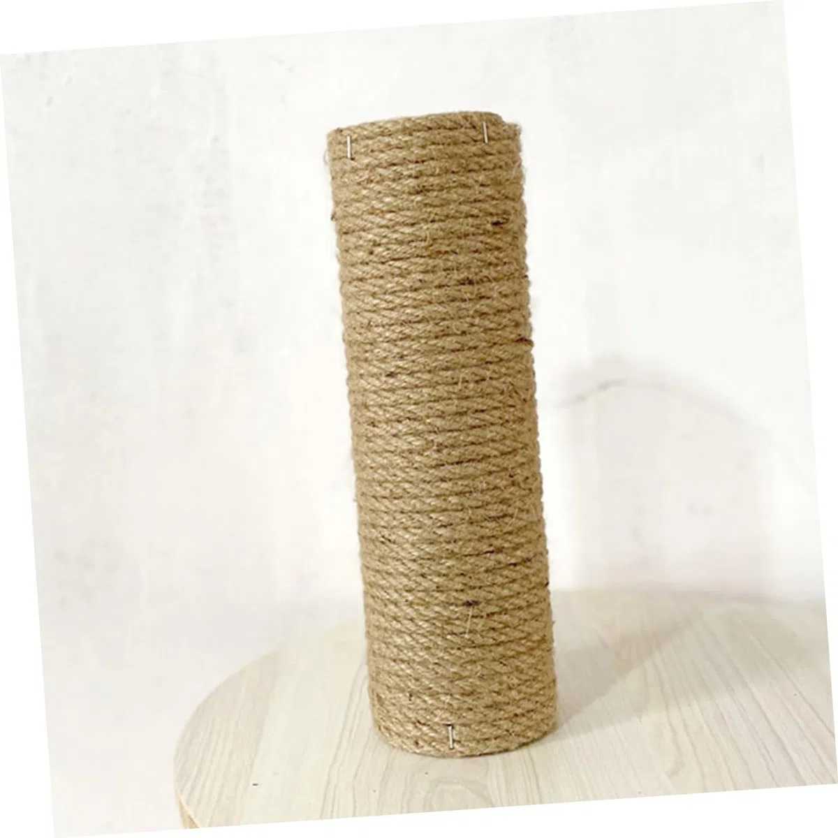 Abaodam Colonna di Arrampicata per Gatti Tiragraffi Corda, Ricambio in Legno Resistente Ø 6cm X 40cm, Accessorio per Struttura Fai da Te, Adatta a Gattini e Gatti per Giochi Sicuri